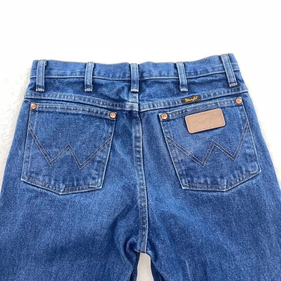 Wrangler Men's Retro Slim Blue Denim Jeans Size 30x36 - Picture 3 of 6